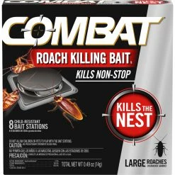 Best deal ???? Combat Large Roaches Roach Killing Bait Station 8 Ct. ✨