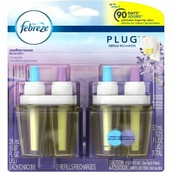 Cheap ???? Febreze Plug Mediterranean Lavender Dual Oil Refill Air Freshener 2 Pk. ????