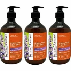 Coupon ???? Natural Solution Himalayan Pink Salt Liquid Soap With Lavender 3 Pk. ⭐