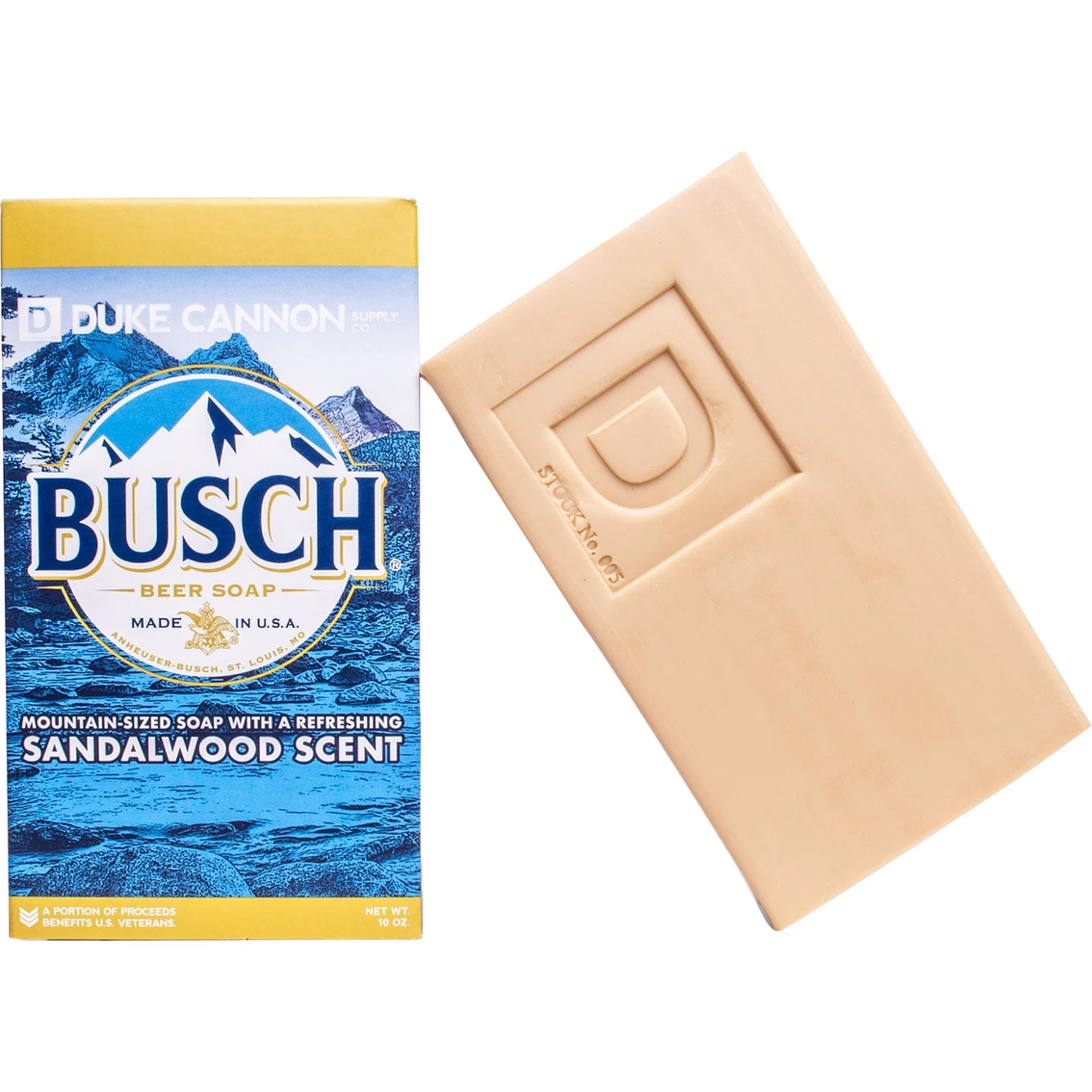 New ⌛ Duke Cannon Busch Beer Mountain Sized Soap 10 Oz. ???? 1 New ⌛ Duke Cannon Busch Beer Mountain Sized Soap 10 Oz. ????